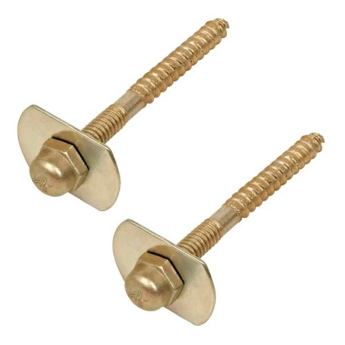BOLSA CON 2 PIJAS 1/4 Plg. X 66 MM PARA BASE DE WC A PISO FOSET
