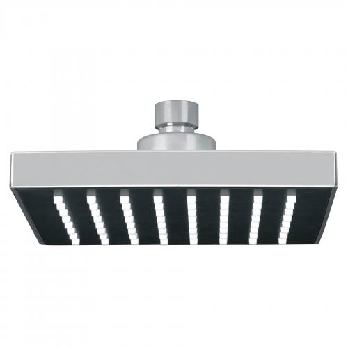 REGADERA CUADRADA 6 Plg. ABS SIN BRAZO CROMO AQUA