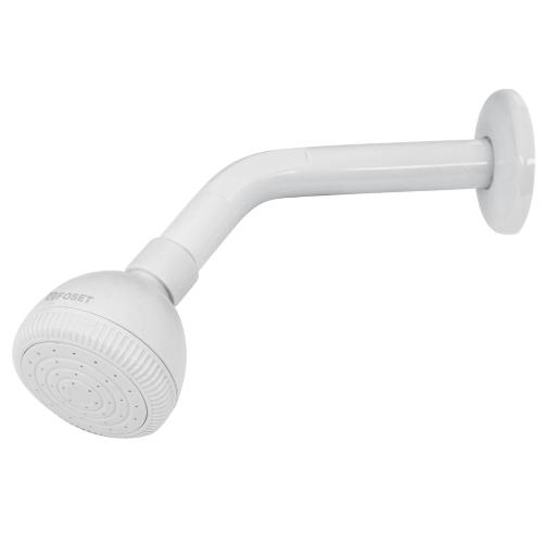 REGADERA PLASTICA REDONDA 2-1/2 Plg. BLANCA FOSET BASIC