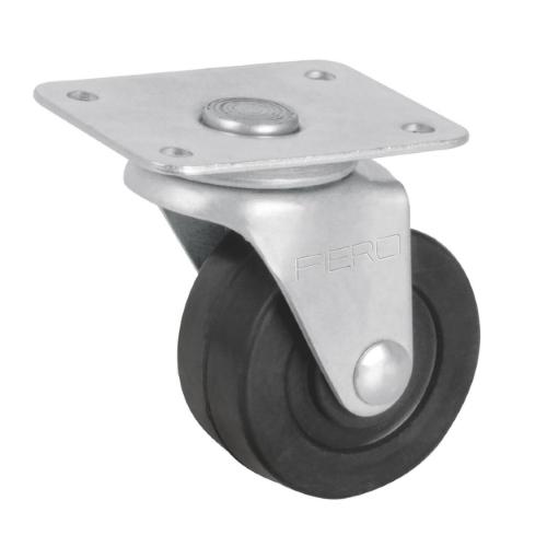 RODAJA HULE 2 Plg. PLACA GIRATORIA CON BALERO CARGA 40KG FIERO
