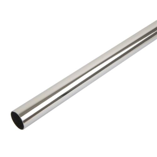 TUBO REDONDO PARA CLOSET 3.0 M ACERO CROMADO HERMEX