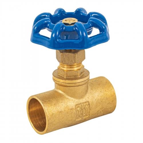 VALVULA DE GLOBO DE LATON SOLDABLE DE 3/4 Plg. FOSET