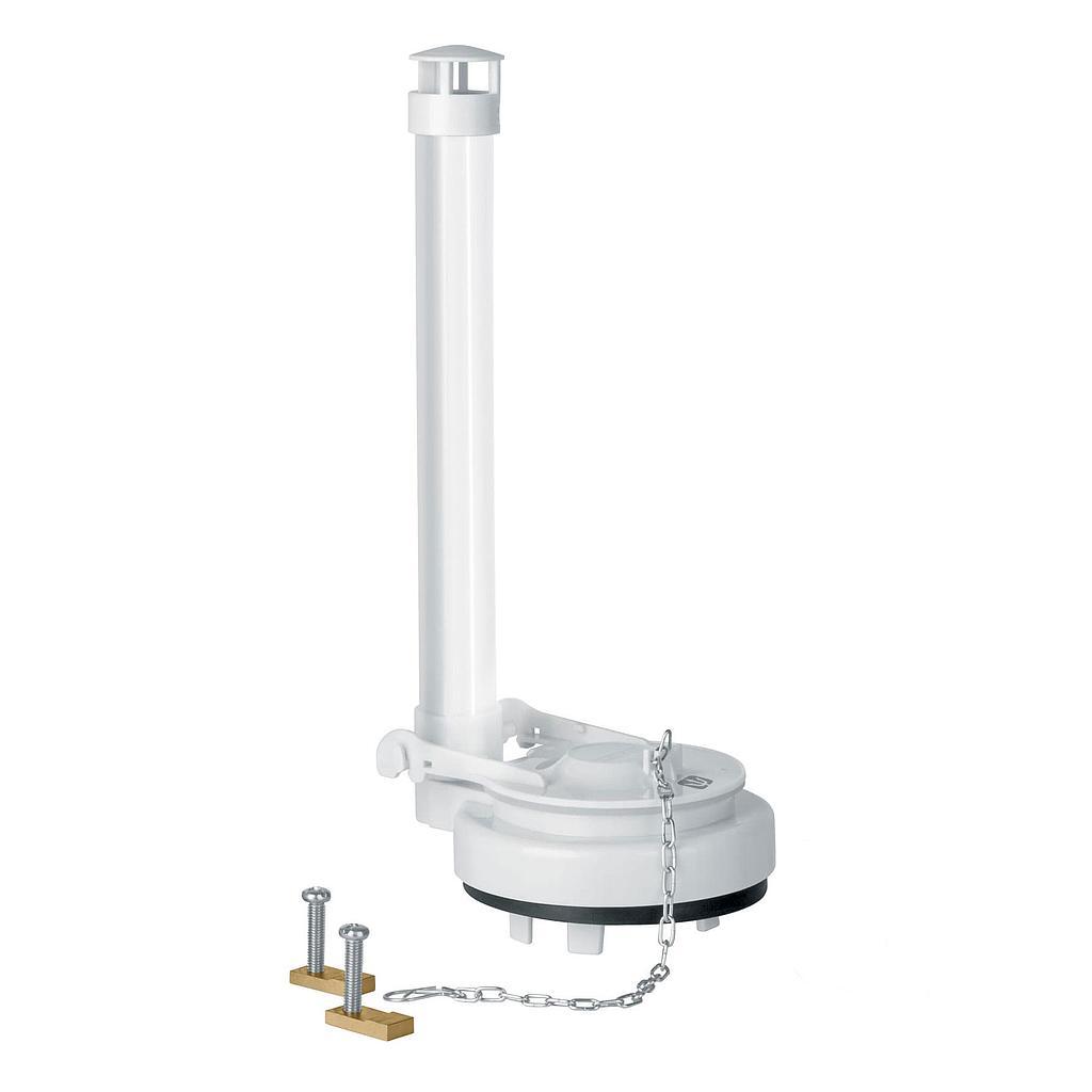 VALVULA DE DESCARGA 3 Plg. PARA WC DE 1PIEZA CADENA INOXIDABLE FOSET