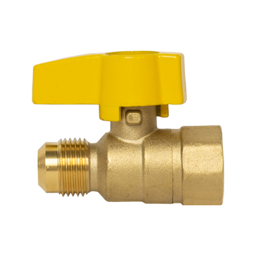 LLAVE DE CONTROL PARA GAS 1/2 N.P.T. X 1/2 FLARE Recta COFLEX