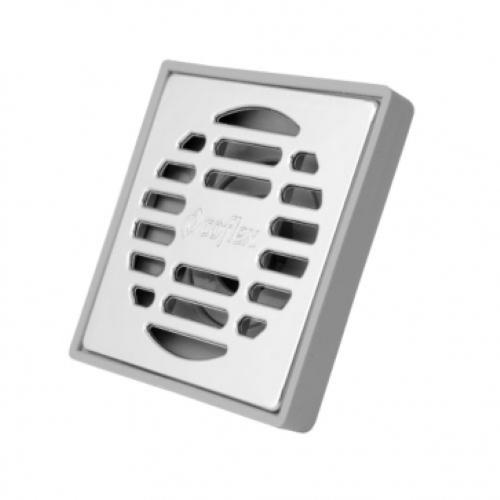 COLADERA CUADRADA C/REJILLA CROM.ABS COF