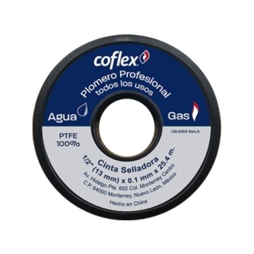 CINTA TEFLON PROFESIONAL 1/2"X25.4MTS CO