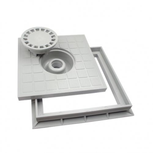 MARCO/TAPA C/COLADERA 30X30 COFLEX