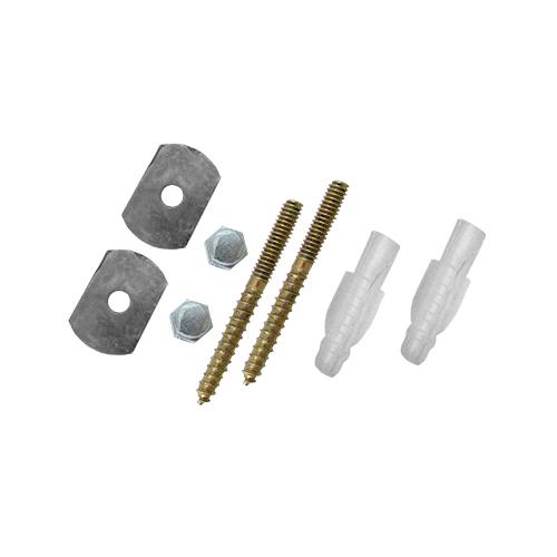 JUEGO DE TORNILLOS DE SUJECION P/sanitario incluye taquetes (largo 2 1/2")