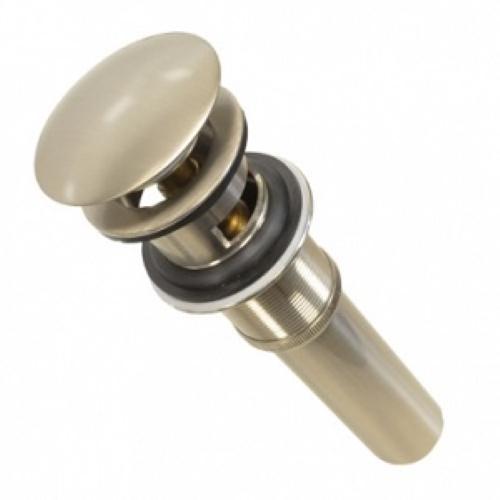 CONTA P/LAVABO NIQUEL TAPON PUSH C/REBOS