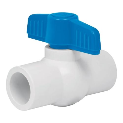 VALVULA PVC ESFERA ROSCABLE 1 CEDULA 40