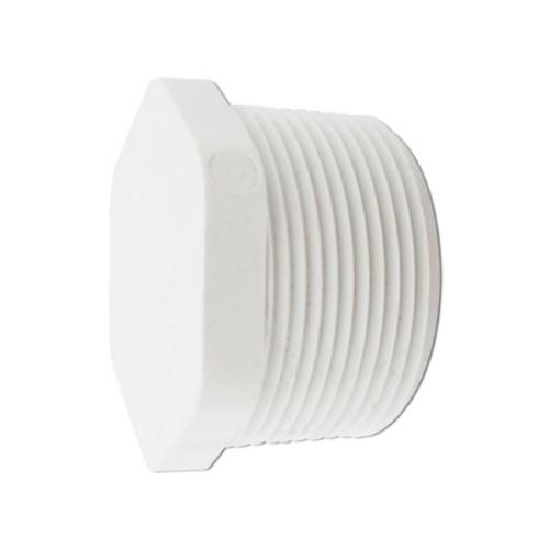 TAPON MACHO PVC ROSCA EXTERIOR 1 CEDULA 40