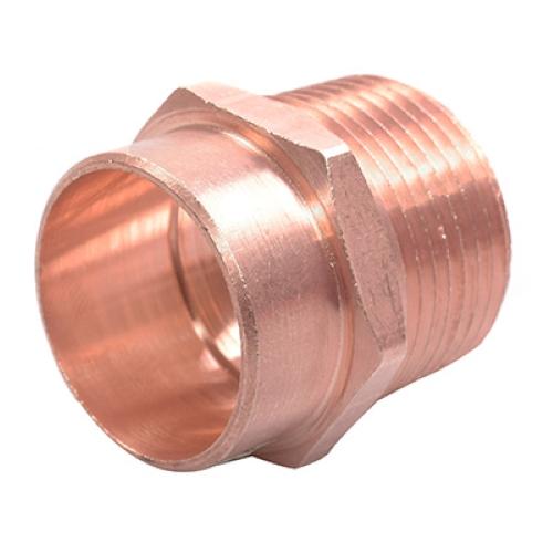 ADAPTADOR MACHO 3/4 COBRE
