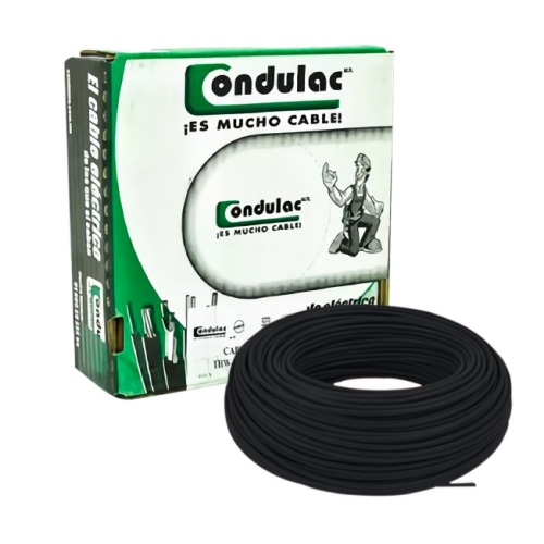 CAJA DE CABLE  THW C-10 NEGRO CONDULAC