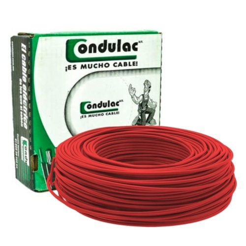 CAJA DE CABLE  THW C-12 ROJO CONDULAC