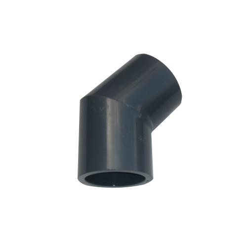 CODO PVC CEMENTAR 6 X 45º CEDULA 80