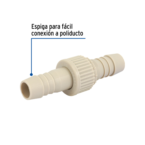 JUEGO DE CONECTORES DE 3/4 Plg. DE POLIPROPILENO FOSET