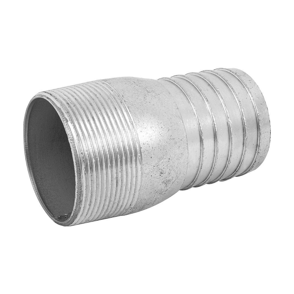 NIPLE DE ACERO GALVANIZADO 2 Plg. TIPO BOTELLA FOSET