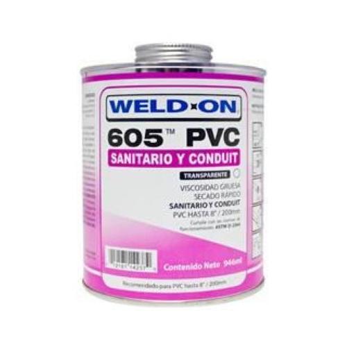 PEGAMENTO 605 1 LITRO WELD-ON
