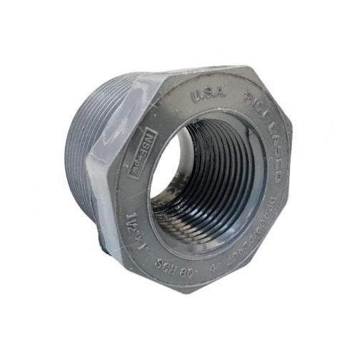 REDUCCION BUSHING PVC 1X1/2 ROSCA MACHO-ROSCA HEMBRA CEDULA 80