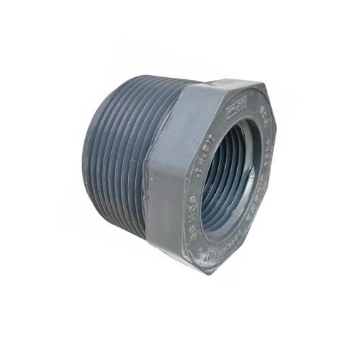 REDUCCION BUSHING PVC 1/2 X 1/4 ROSCA MACHO-ROSCA HEMBRA CEDULA 80