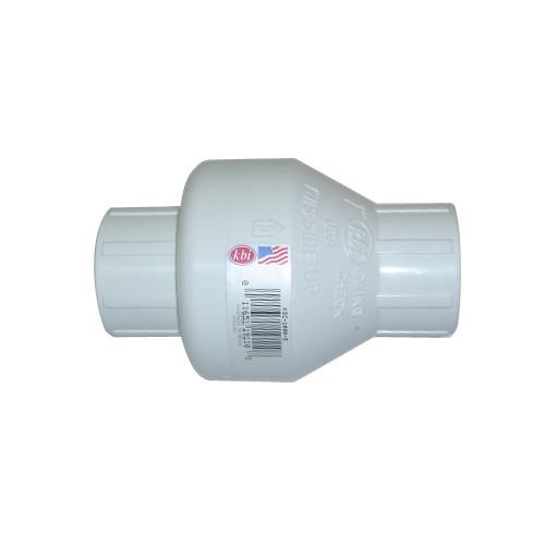 VALVULA CHECK COLUMPIO PVC CEMENTAR 3/4 CEDULA 40