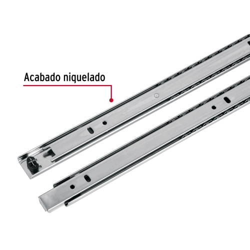 BOLSA CON 2 CORREDERAS EXTENSION 30 CM PARA CAJON ANCHO 2.5 CM