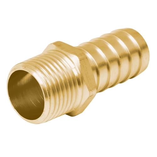 ADAPTADOR MACHO DE LATON 1/2 Plg. PARA MANGUERA FOSET