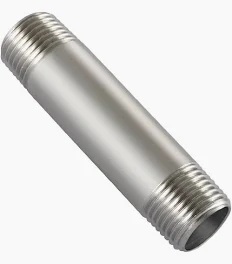 NIPLE ACERO INOXIDABLE 1/2X10 T304L CEDULA 40