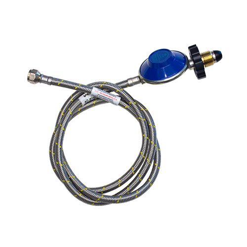 PAQUETE PARA INSTALACION DE TANQUE Gas LP Una Vía (regulador 3100 Y MAG 1.50MTS) COFLEX