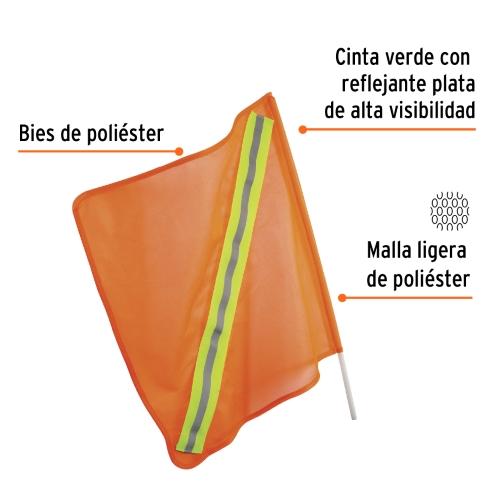 BANDEROLA VIAL C/REFLEJANTE TRUPER