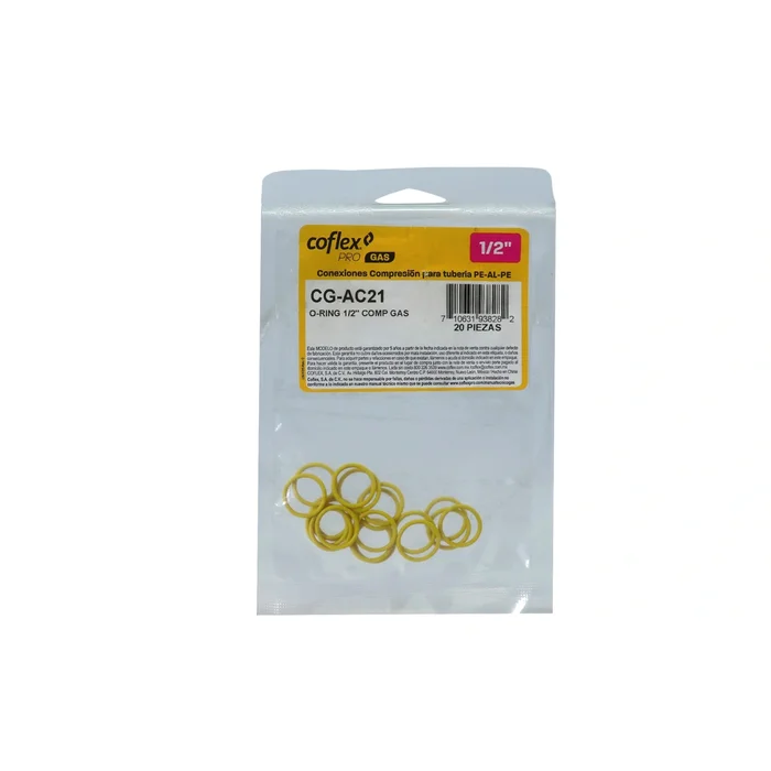 REFACCIONES O-RINGS  PARA TUBERIA PE AL PE DE 1/2