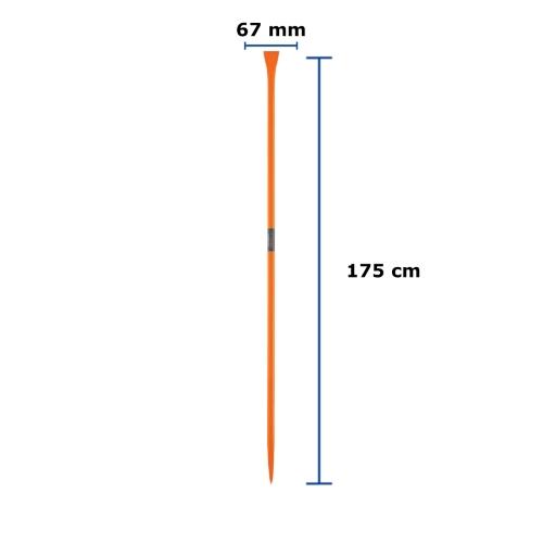 BARRETA DE PUNTA 1"X175 CM TRUPER