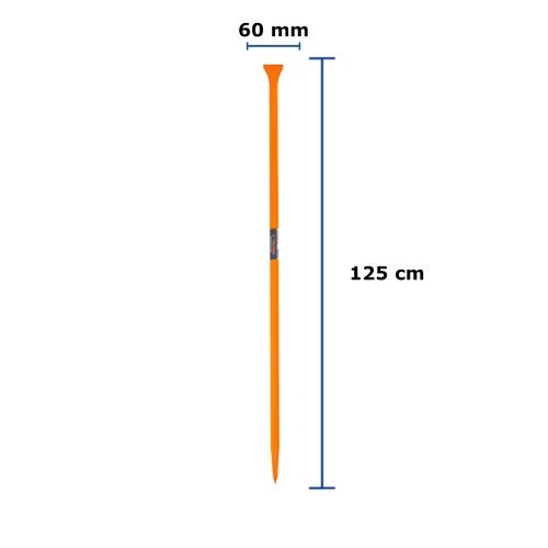 BARRETA DE PUNTA 7/8"X125 CM TRUPER