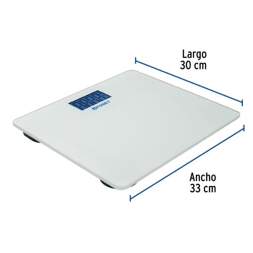 BASCULA DIGITAL PARA BAÑO HASTA 180 KG FOSET