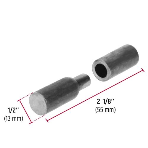 BISAGRA TUBULAR SOLDABLE DE 1/2 Plg. HERMEX