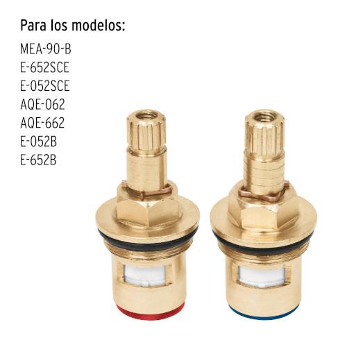 JUEGO 2 CARTUCHOS CERAMICOS PARA LLAVES DE EMPOTRAR FOSET