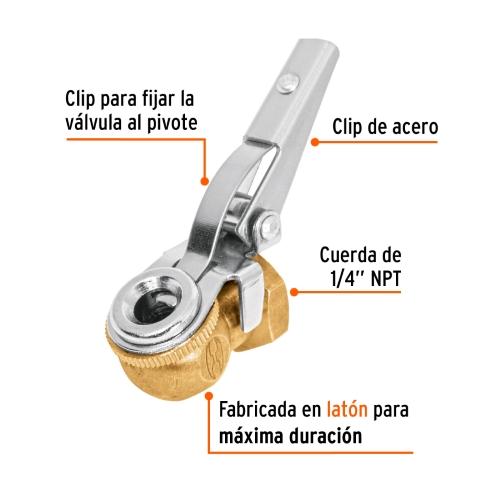 CABEZA INFLADORA CON CLIP TRUPER