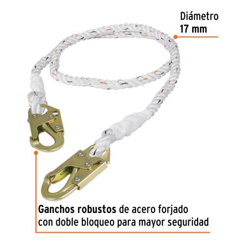 CABLE DE POSICIONAMIENTO 2MT 350 LB TRUPER