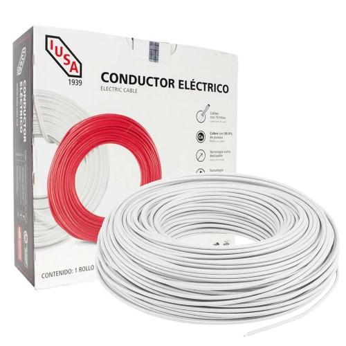 CAJA DE CABLE THW C-8 BLANCO IUSA
