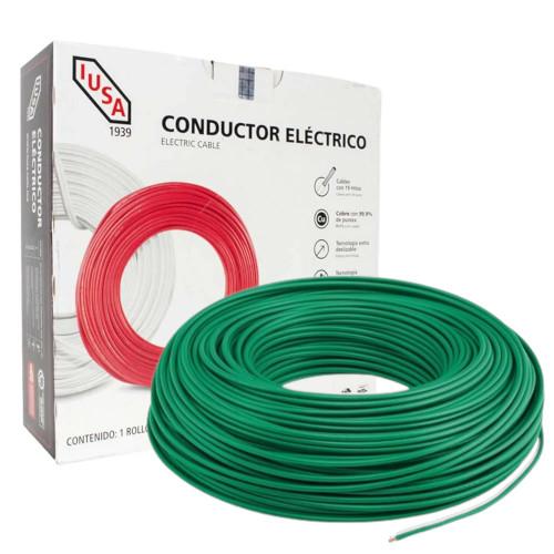 CAJA DE CABLE THW C-8 VERDE IUSA