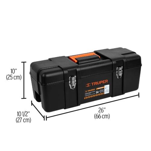 CAJA HERRAMIENTA BROCHE METALICO TRUPER (CHP-26X)