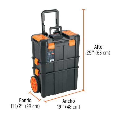 CAJA P/HERRAMIENTA 19"X25" DESMON C/RUED