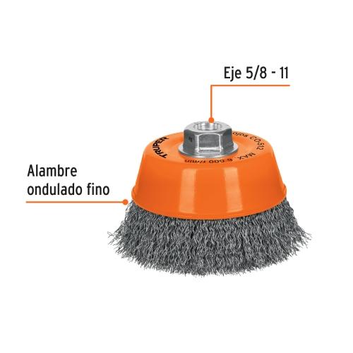 CARDA COPA 5" ENTR.5/8" ALAMB FINOTRUPER