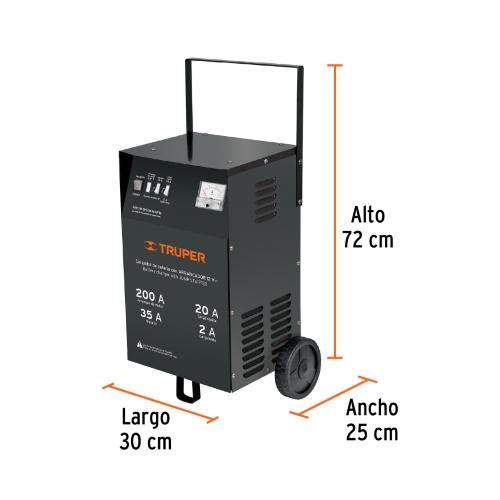 CARGADOR DE BATERIA 12V TRUPER