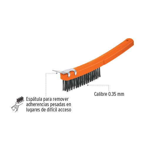 CEPILLO ALAMBRE 3X17 C/MANG-ESPAT TRUPER