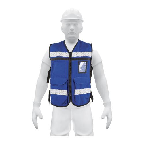 CHALECO BRIGADISTA AZUL REY UNITALLA TRU