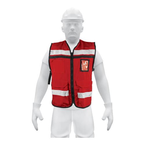 CHALECO BRIGADISTA ROJO UNITALLA TRUPER