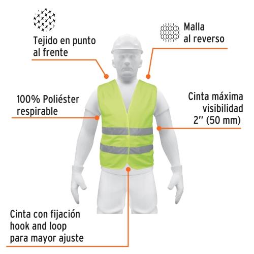 CHALECO REFLEJANTE VERDE TRUPER