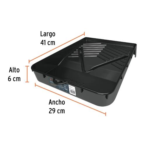 CHAROLA PLASTICA PARA RODILLO TRUPER