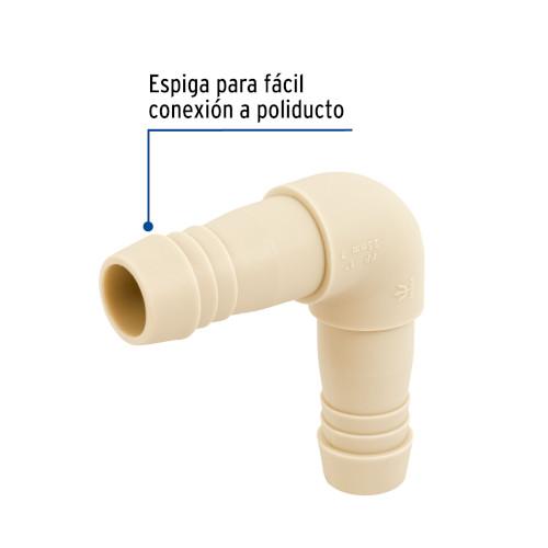 CODO 90° INSERCION DE 1 Plg. DE POLIPROPILENO FOSET